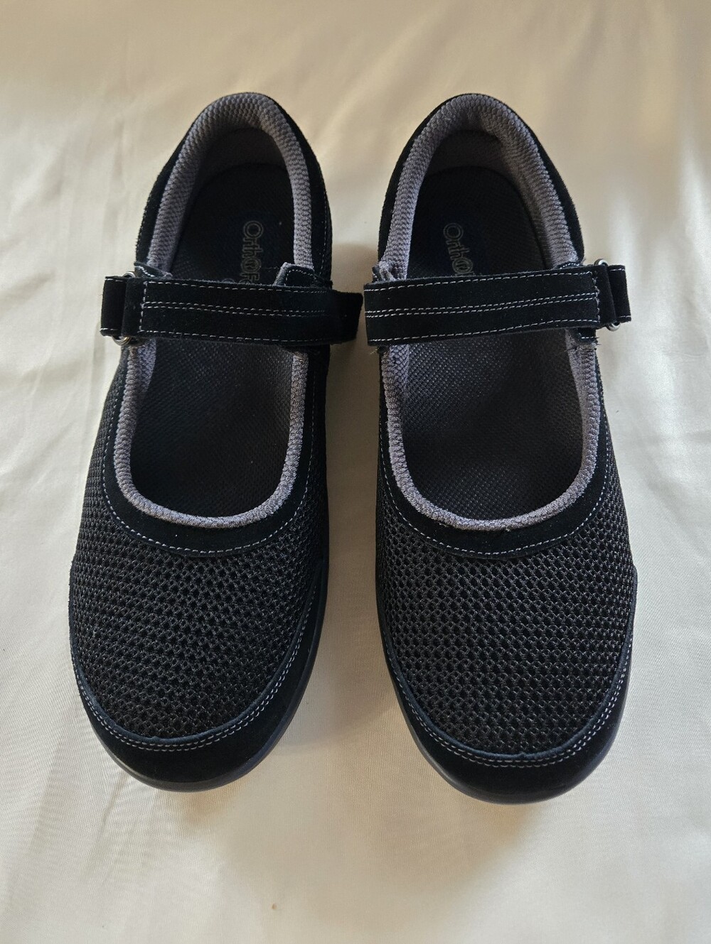 Orthofeet Chattanooga Mary Jane Mesh Women's Size12 X-Wide Black (NIB)
